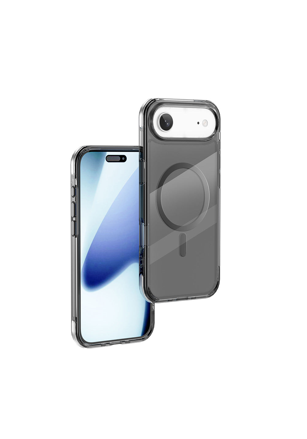 Apple iPhone 17 Air Kılıf Manyetik Şarj Uyumlu Wiwu MCC-702 Titanyum Pro Serisi Sert PC Kapak