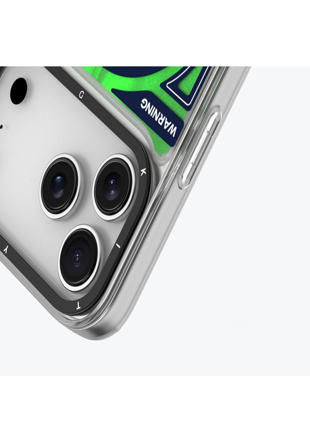 Apple iPhone 17 Pro Kılıf Manyetik Şarj Uyumlu Parlak Kumlu Sıvılı Tasarımlı Galaxy Fantasy Serisi Kapak