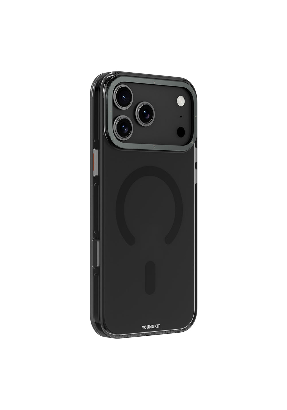 Apple iPhone 17 Pro Max Kılıf Manyetik Şarj Uyumlu Şeffaf Youngkit Crystal Shield Serisi Kapak