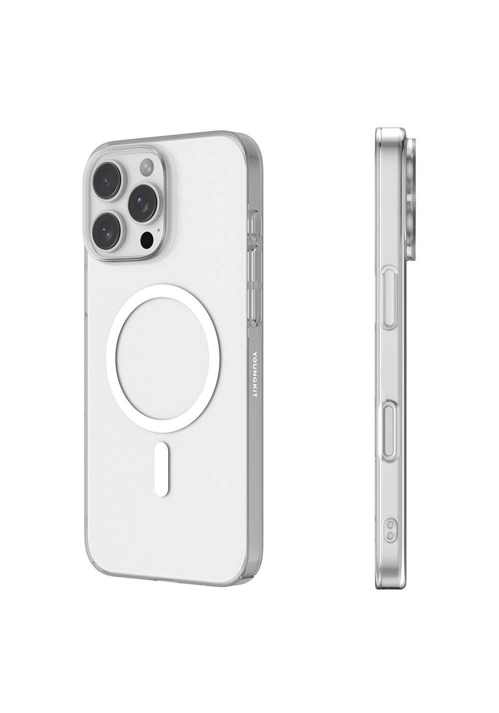 Apple iPhone 16 Pro Kılıf Manyetik Şarj Uyumlu Youngkit High Definition Serisi Kapak
