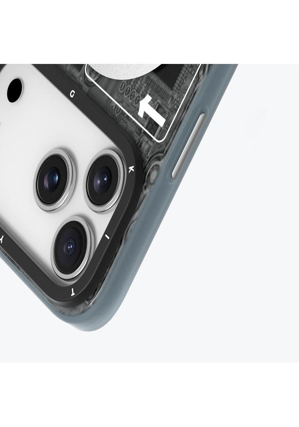 Apple iPhone 17 Pro Kılıf Manyetik Şarj Uyumlu Kamera Denetim Butonlu Youngkit Technology Serisi Kapak