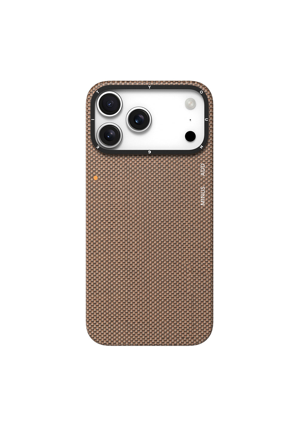 Apple iPhone 17 Pro Max Kılıf Manyetik Şarj Uyumlu Aramid Fiber Youngkit 1500D Extreme Wing Titanyum-Gold Serisi Kapak