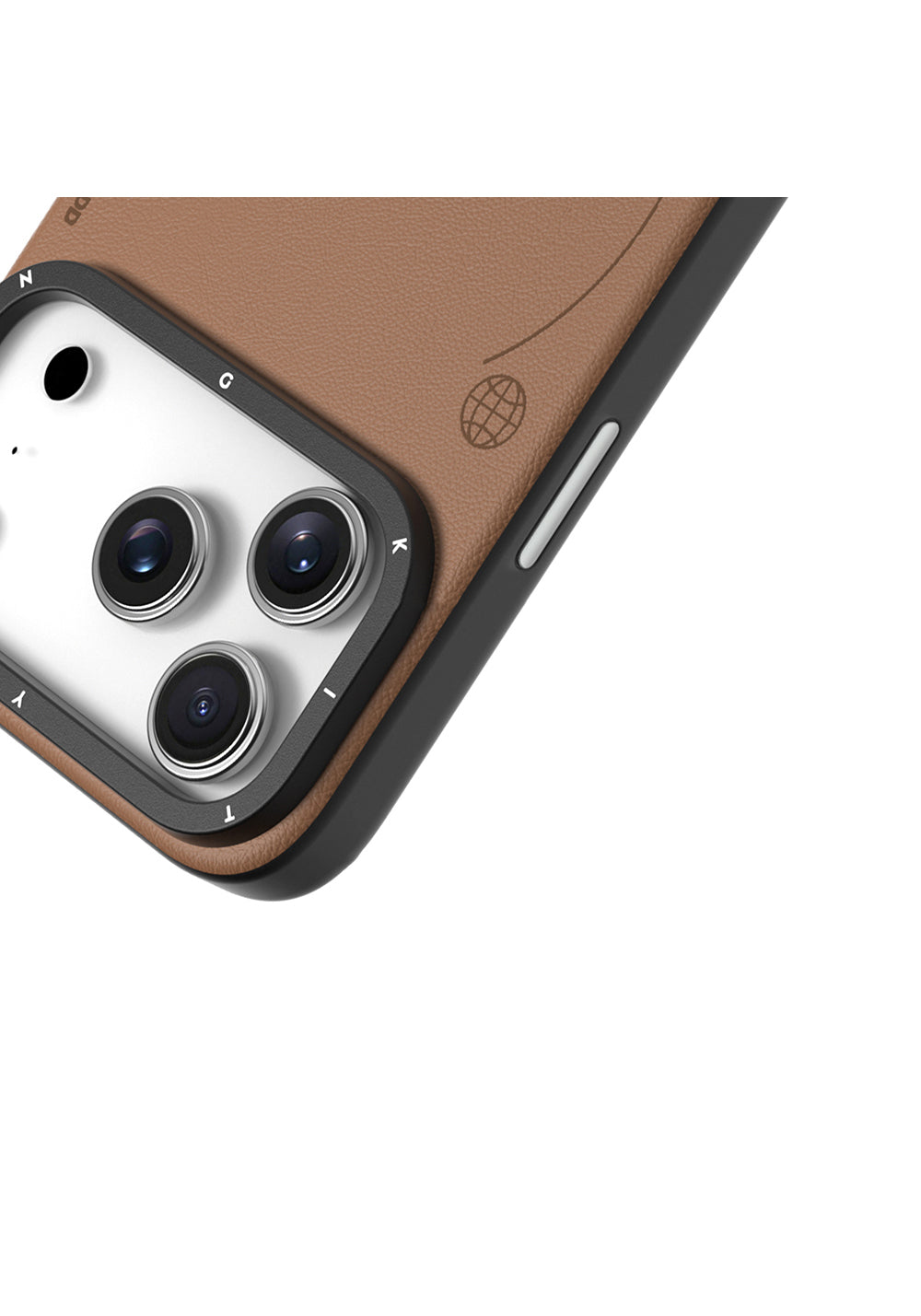 Apple iPhone 17 Pro Kılıf Manyetik Şarj Uyumlu Basit Mat Deri Desenli Youngkit Tech Fashion Serisi Kapak