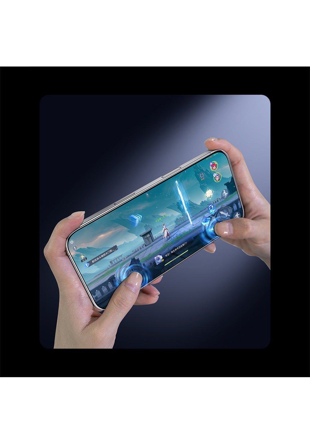 Apple iPhone 17 Air Benks JoyTouch Mat Oyun Ekran Koruyucu + Kolay Uygulama Aparatı