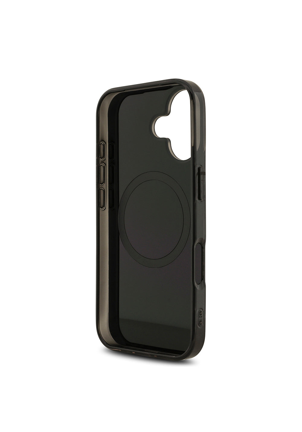 Apple iPhone 17 Kılıf AMG Orijinal Lisanslı Manyetik Şarj Uyumlu Çift Katmanlı Kırmızı Çapraz Çizgili Kapak