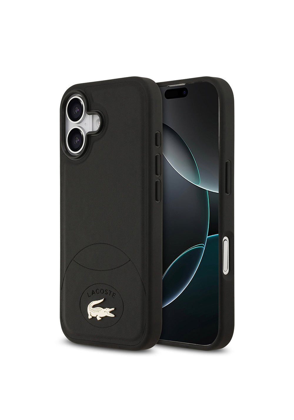 Apple iPhone 17 Kılıf Lacoste Orijinal Lisanslı Manyetik Şarj Uyumlu PU Deri Tasarımlı Metal Logolu Kapak