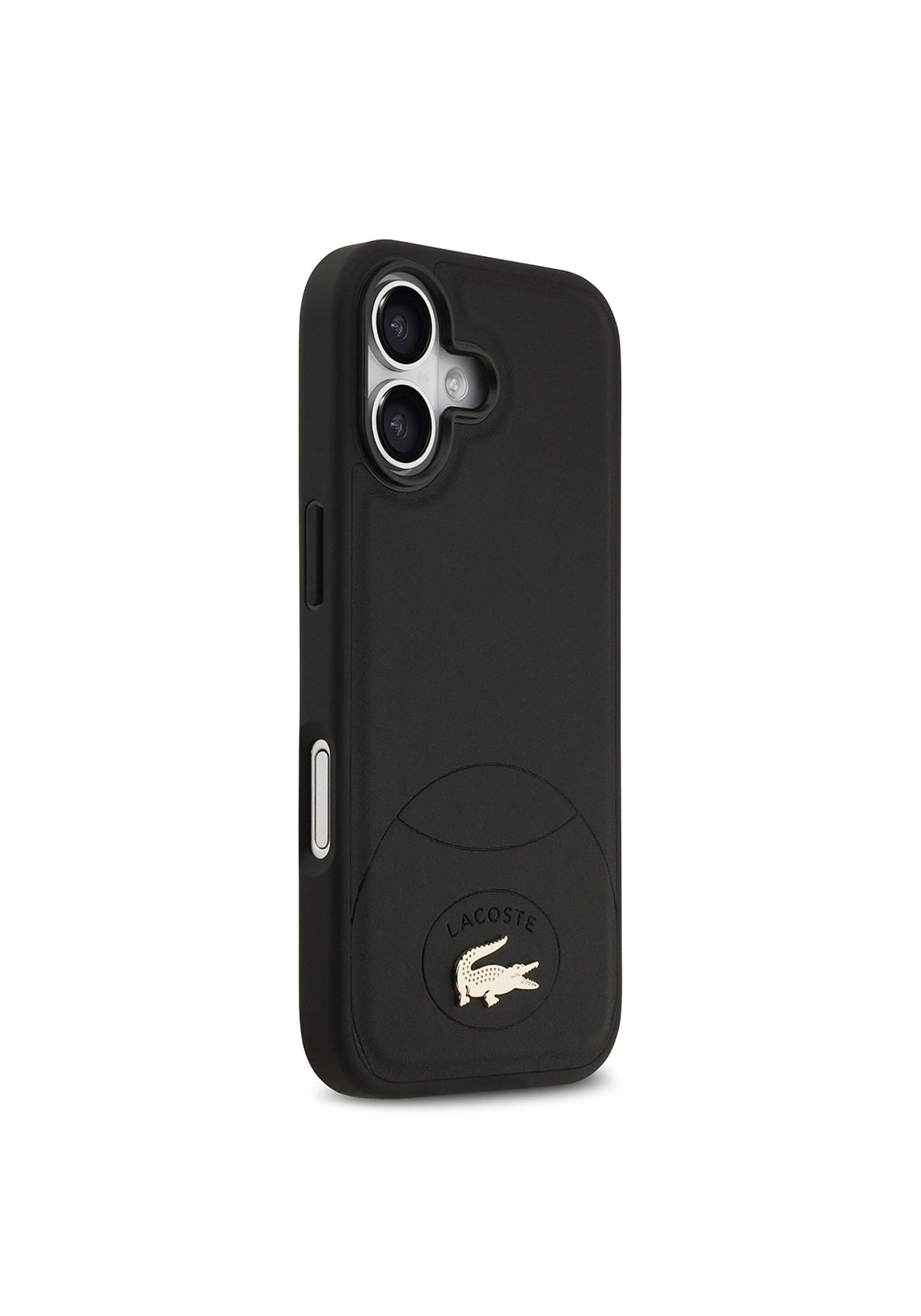Apple iPhone 17 Kılıf Lacoste Orijinal Lisanslı Manyetik Şarj Uyumlu PU Deri Tasarımlı Metal Logolu Kapak