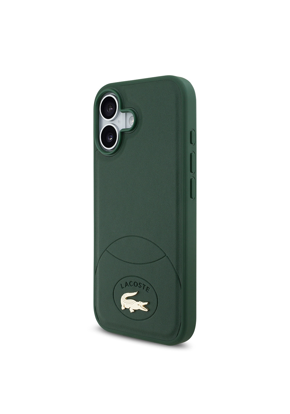 Apple iPhone 17 Kılıf Lacoste Orijinal Lisanslı Manyetik Şarj Uyumlu PU Deri Tasarımlı Metal Logolu Kapak