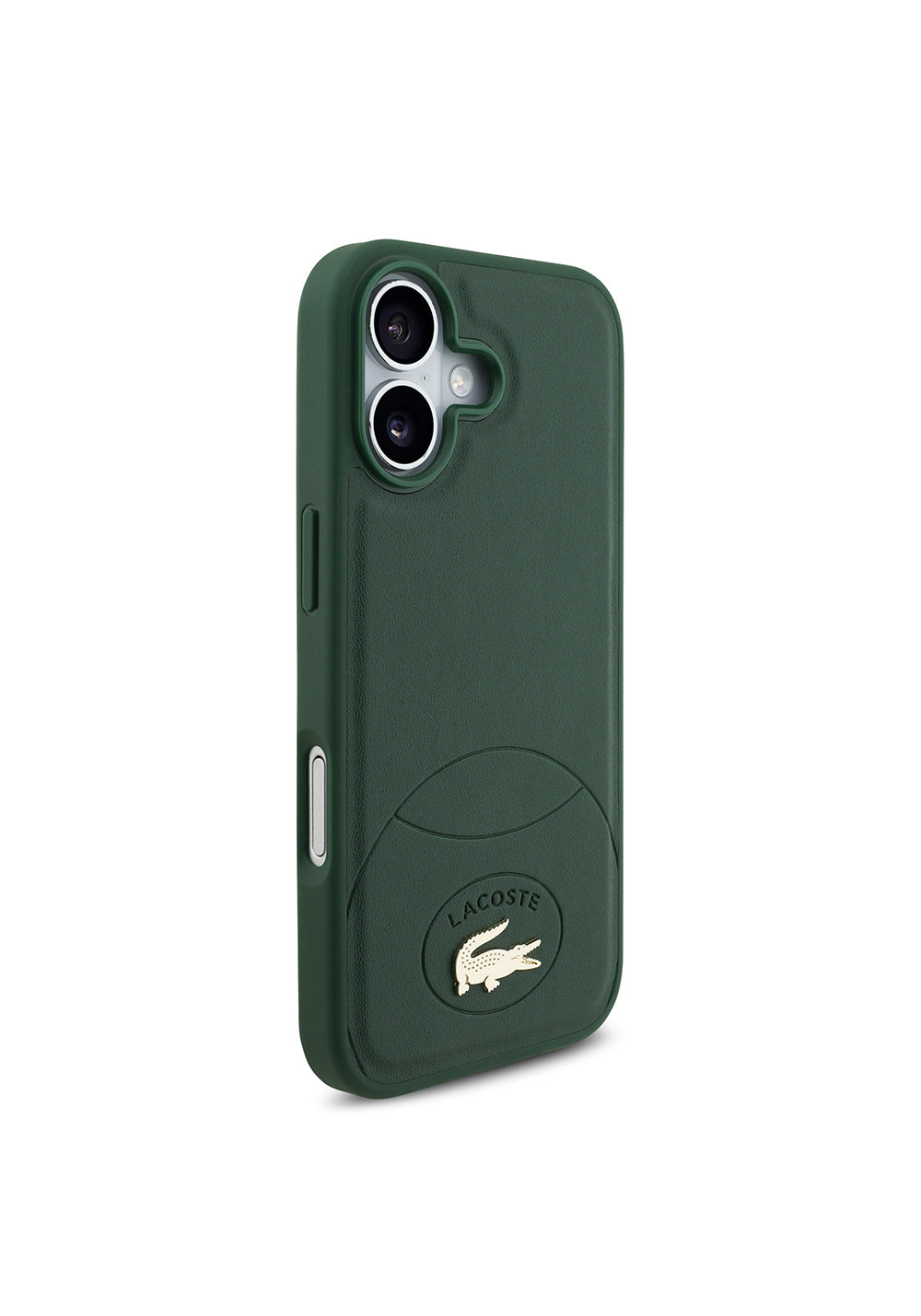 Apple iPhone 17 Kılıf Lacoste Orijinal Lisanslı Manyetik Şarj Uyumlu PU Deri Tasarımlı Metal Logolu Kapak