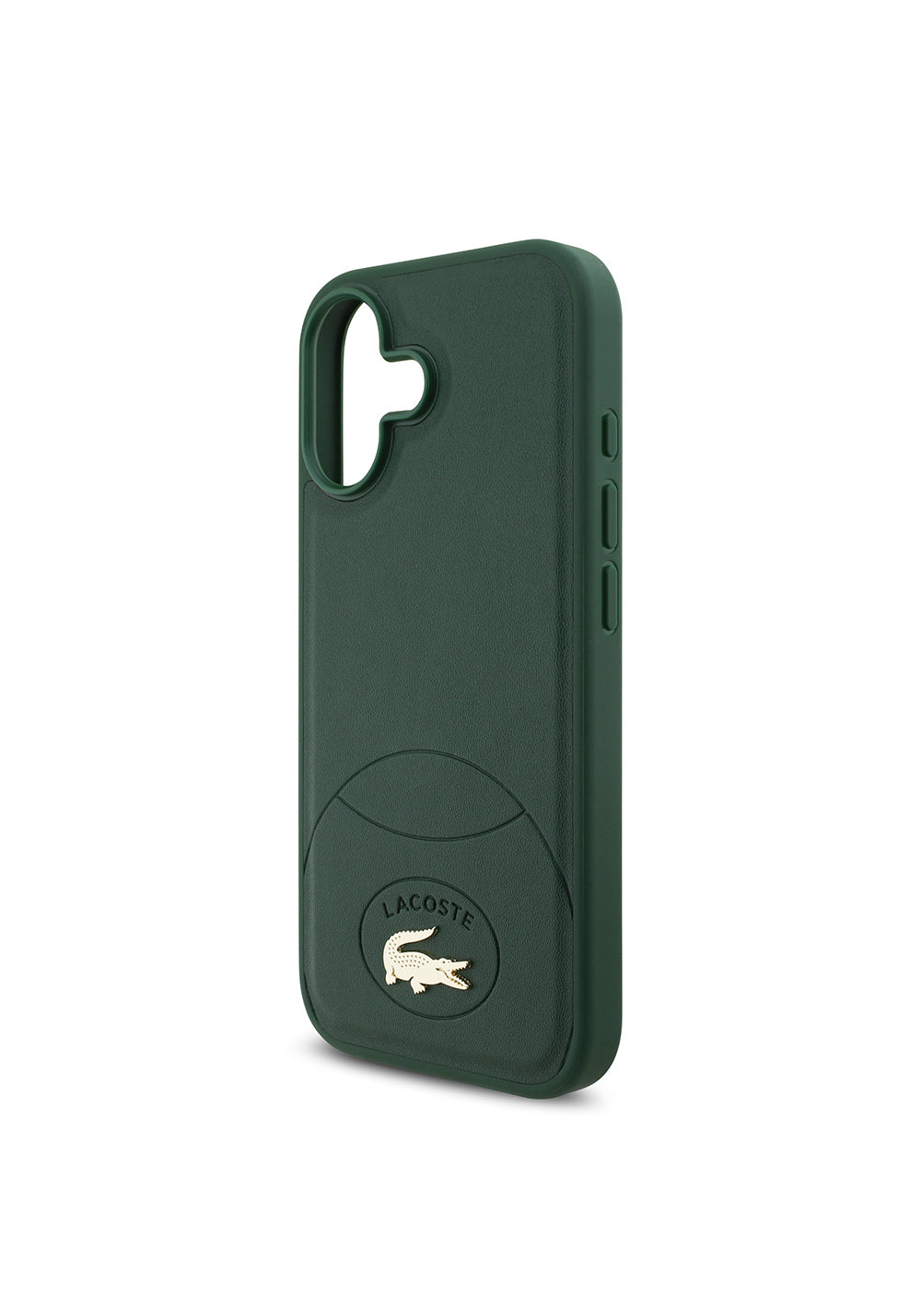 Apple iPhone 17 Kılıf Lacoste Orijinal Lisanslı Manyetik Şarj Uyumlu PU Deri Tasarımlı Metal Logolu Kapak