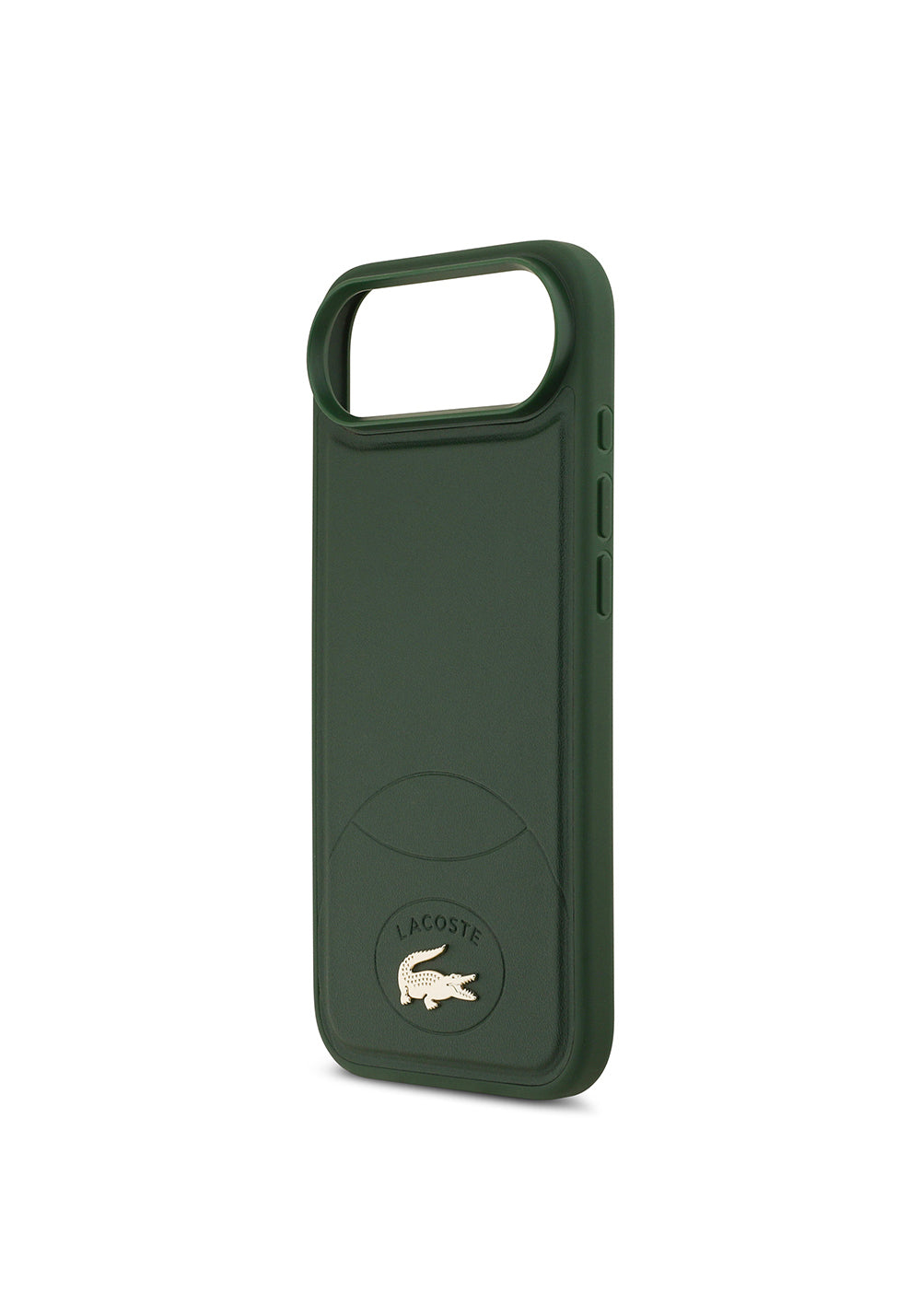 Apple iPhone 17 Air Kılıf Lacoste Orijinal Lisanslı Manyetik Şarj Uyumlu PU Deri Tasarımlı Metal Logolu Kapak