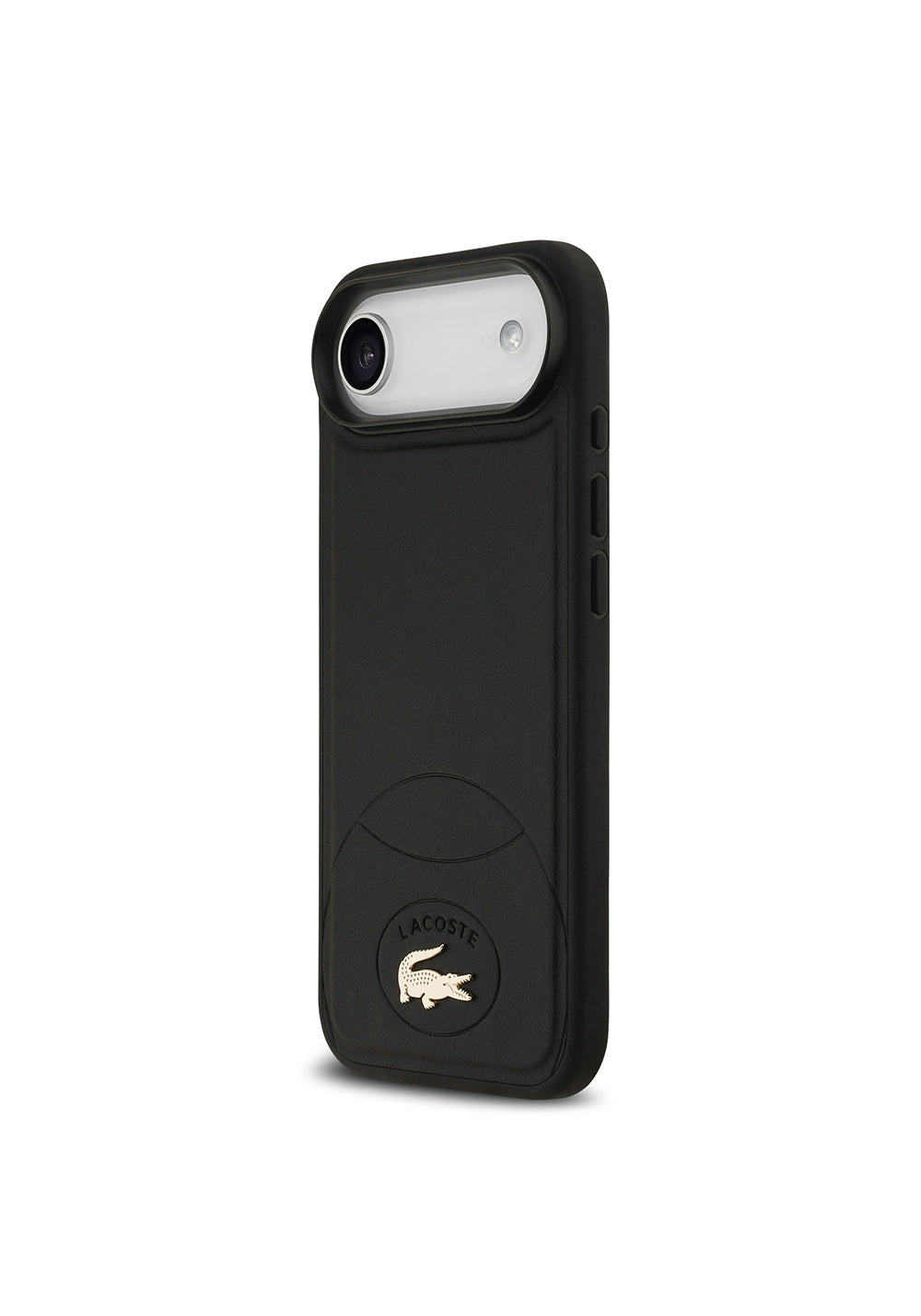Apple iPhone 17 Air Kılıf Lacoste Orijinal Lisanslı Manyetik Şarj Uyumlu PU Deri Tasarımlı Metal Logolu Kapak