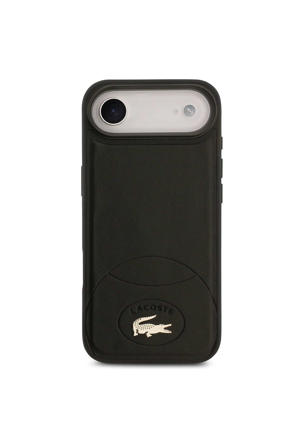 Apple iPhone 17 Air Kılıf Lacoste Orijinal Lisanslı Manyetik Şarj Uyumlu PU Deri Tasarımlı Metal Logolu Kapak