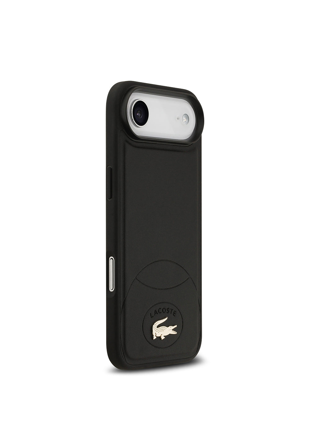 Apple iPhone 17 Air Kılıf Lacoste Orijinal Lisanslı Manyetik Şarj Uyumlu PU Deri Tasarımlı Metal Logolu Kapak