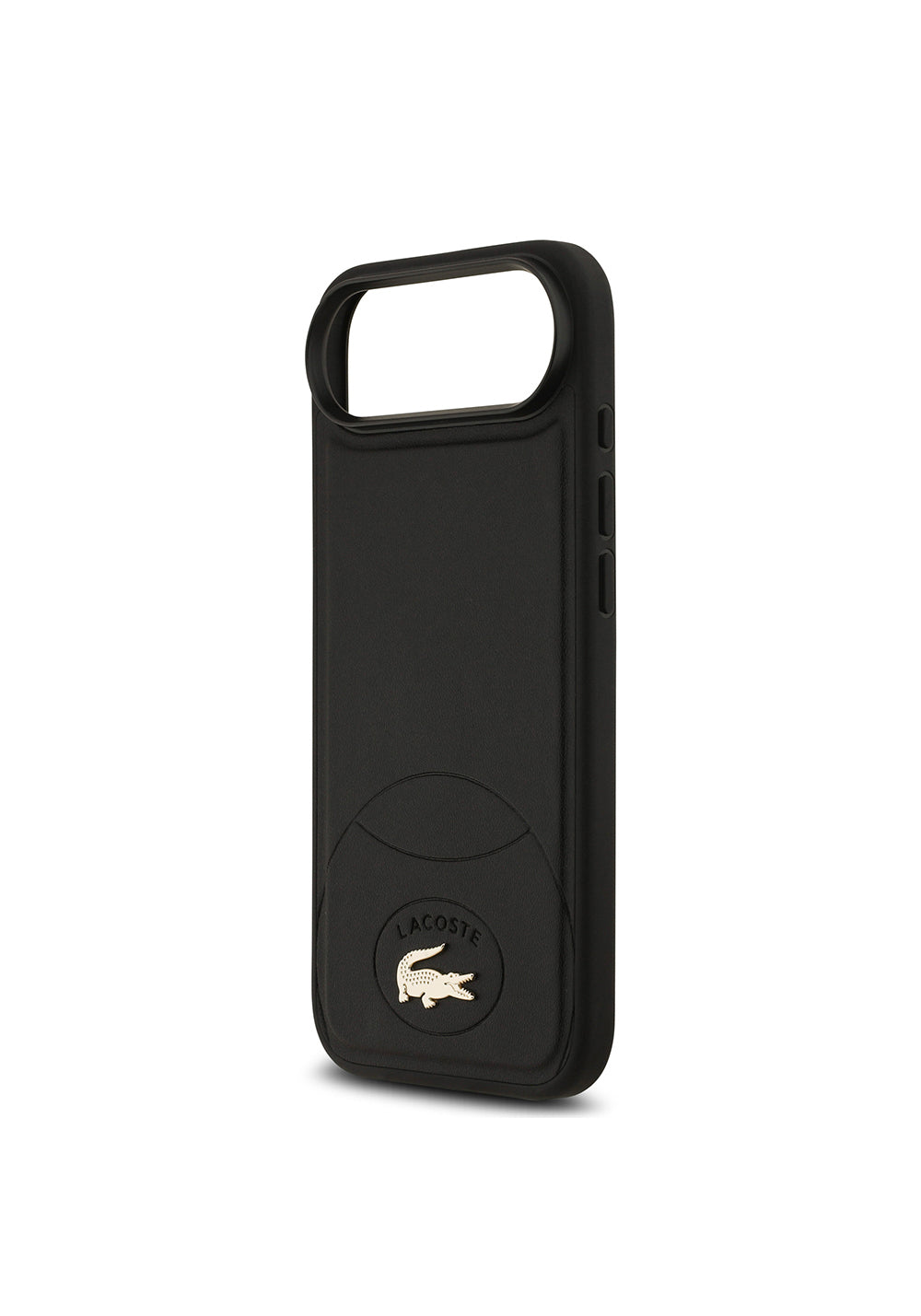 Apple iPhone 17 Air Kılıf Lacoste Orijinal Lisanslı Manyetik Şarj Uyumlu PU Deri Tasarımlı Metal Logolu Kapak
