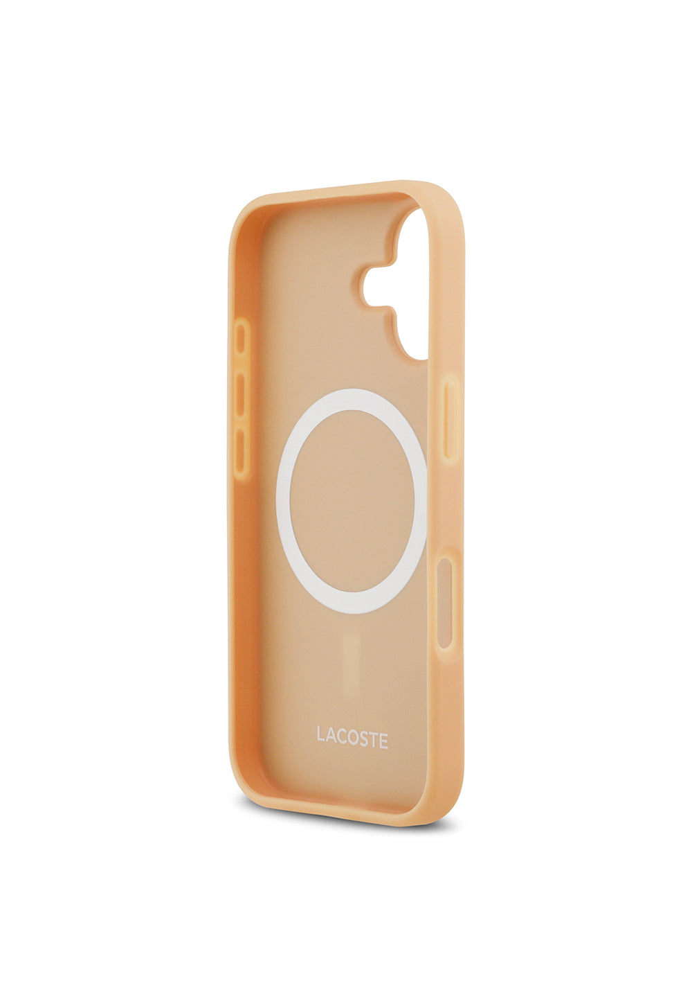 Apple iPhone 17 Kılıf Lacoste Orijinal Lisanslı Manyetik Şarj Uyumlu PU Deri Tasarımlı Karışık Monogram Desenli Kapak