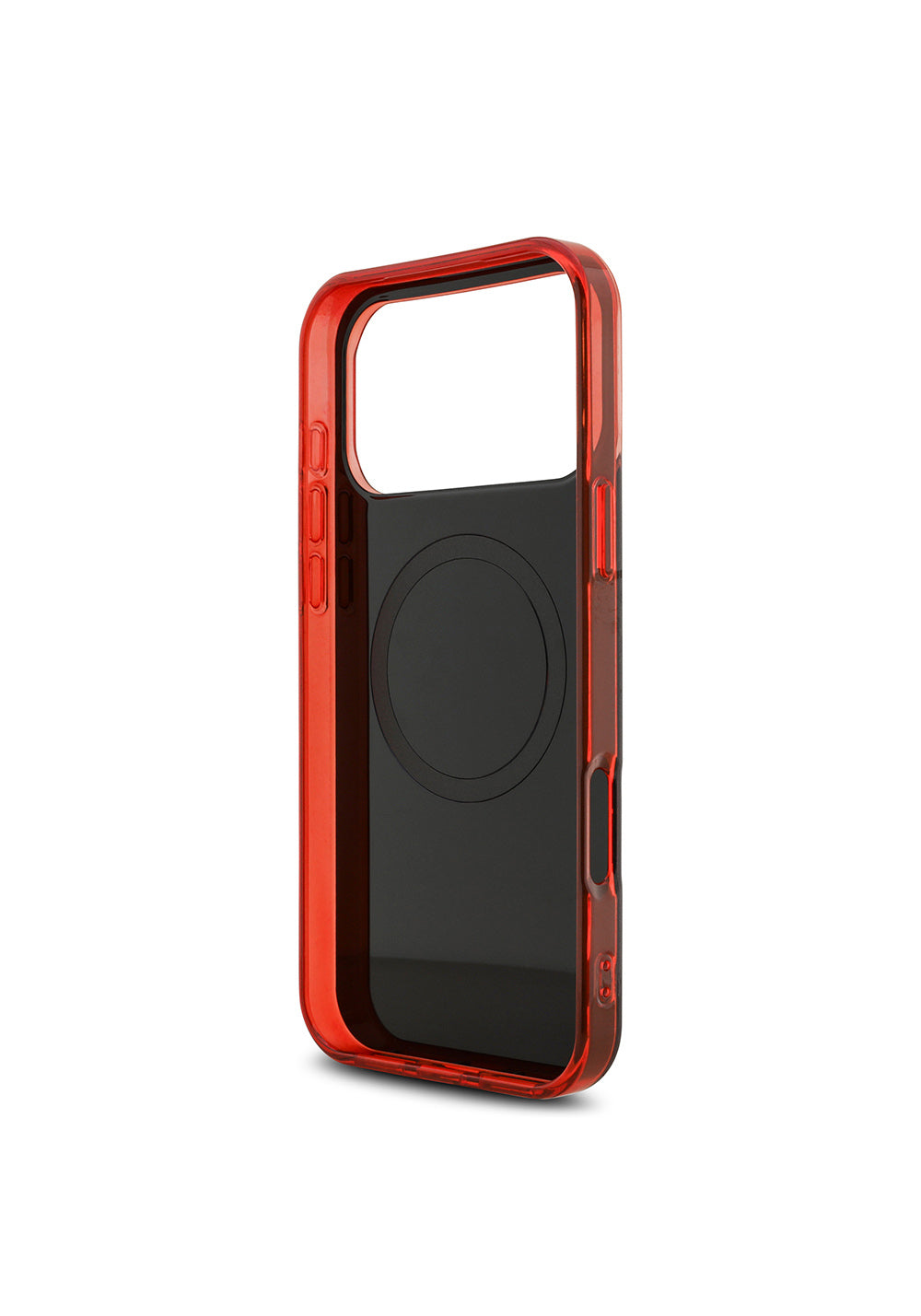 Apple iPhone 17 Pro Max Kılıf Redbull Orijinal Lisanslı Manyetik Şarj Uyumlu Çift Katmanlı Çizgi Desenli Sert PC MV Kapak
