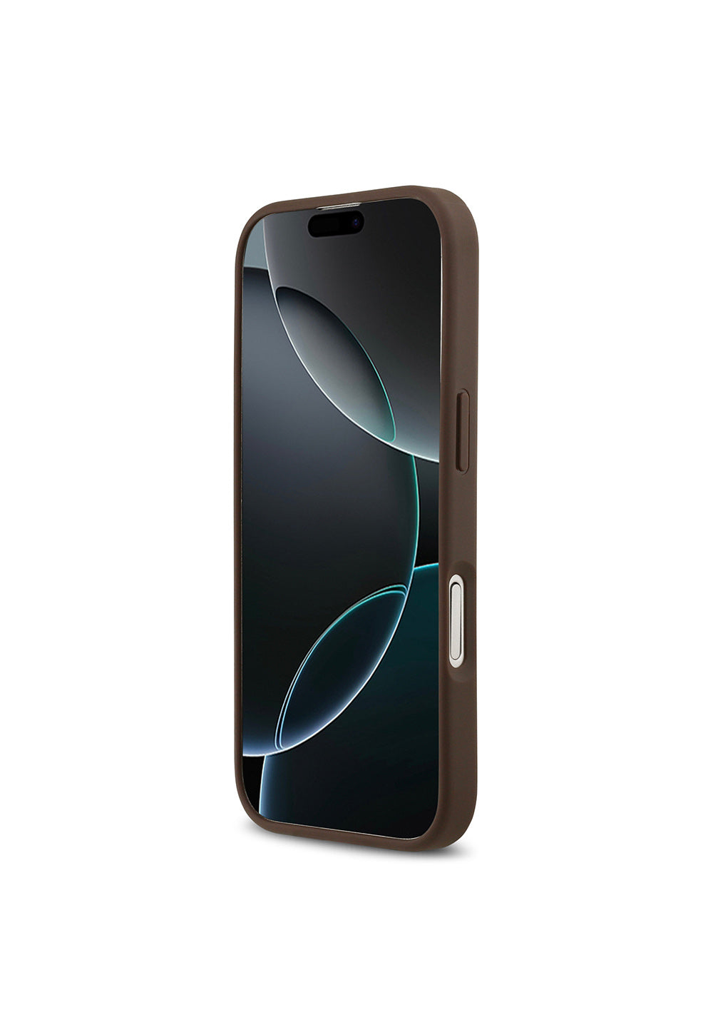 Apple iPhone 17 Kılıf Guess Orijinal Lisanslı Manyetik Şarj Uyumlu Yazı Logolu Circle Classic Kapak