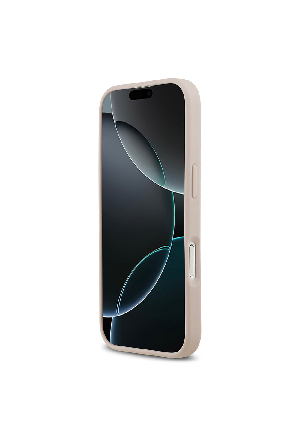 Apple iPhone 17 Kılıf Guess Orijinal Lisanslı Manyetik Şarj Uyumlu Yazı Logolu Circle Classic Kapak