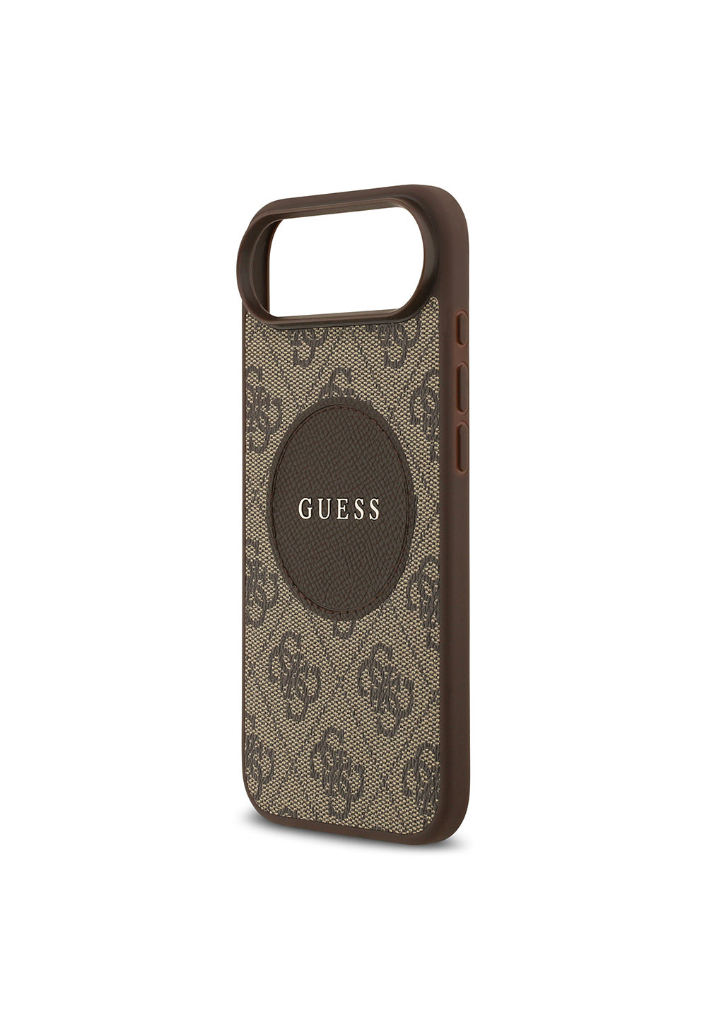 Apple iPhone 17 Air Kılıf Guess Orijinal Lisanslı Manyetik Şarj Uyumlu Yazı Logolu Circle Classic Kapak