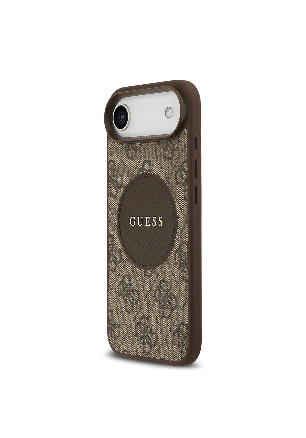 Apple iPhone 17 Air Kılıf Guess Orijinal Lisanslı Manyetik Şarj Uyumlu Yazı Logolu Circle Classic Kapak