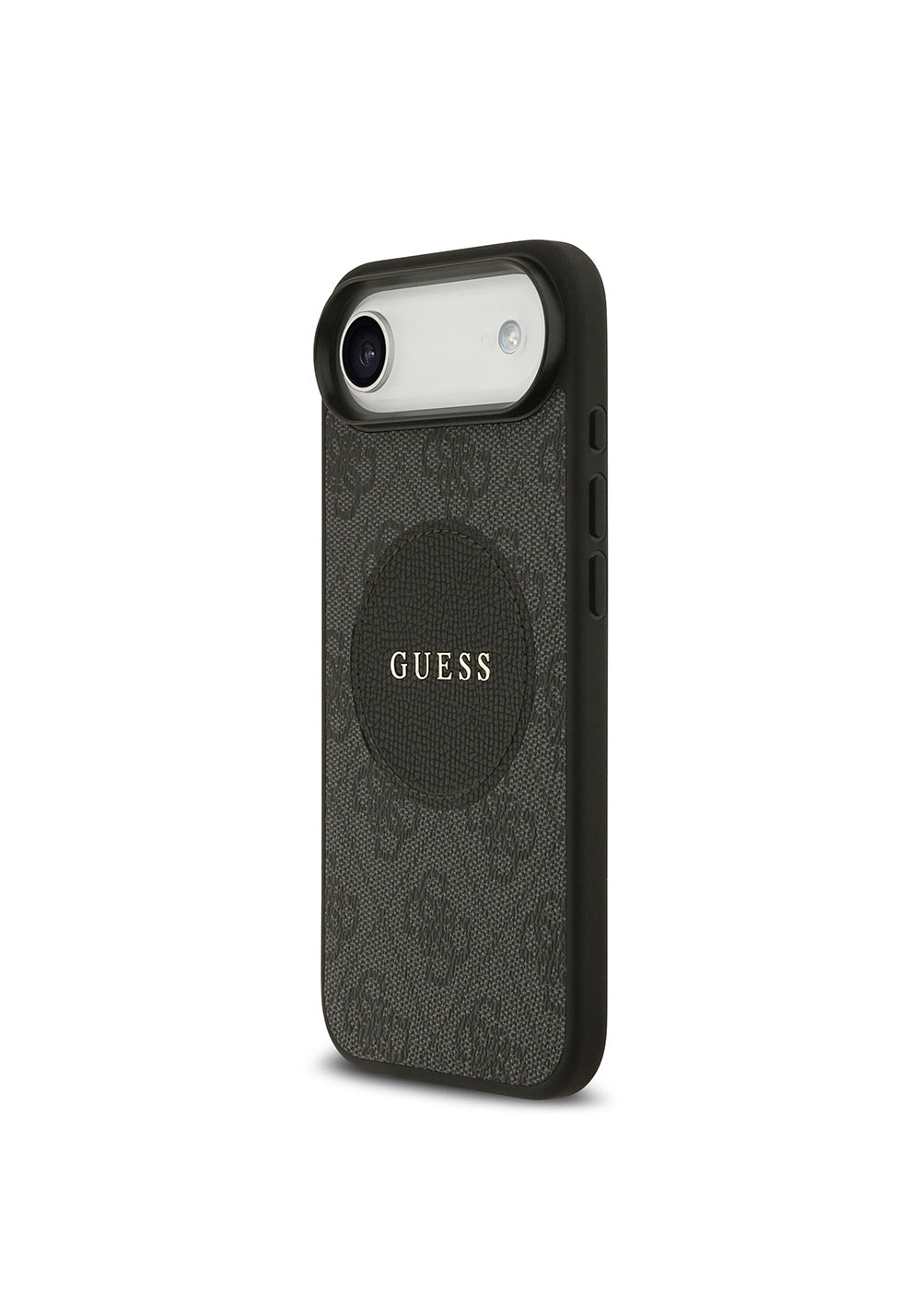 Apple iPhone 17 Air Kılıf Guess Orijinal Lisanslı Manyetik Şarj Uyumlu Yazı Logolu Circle Classic Kapak
