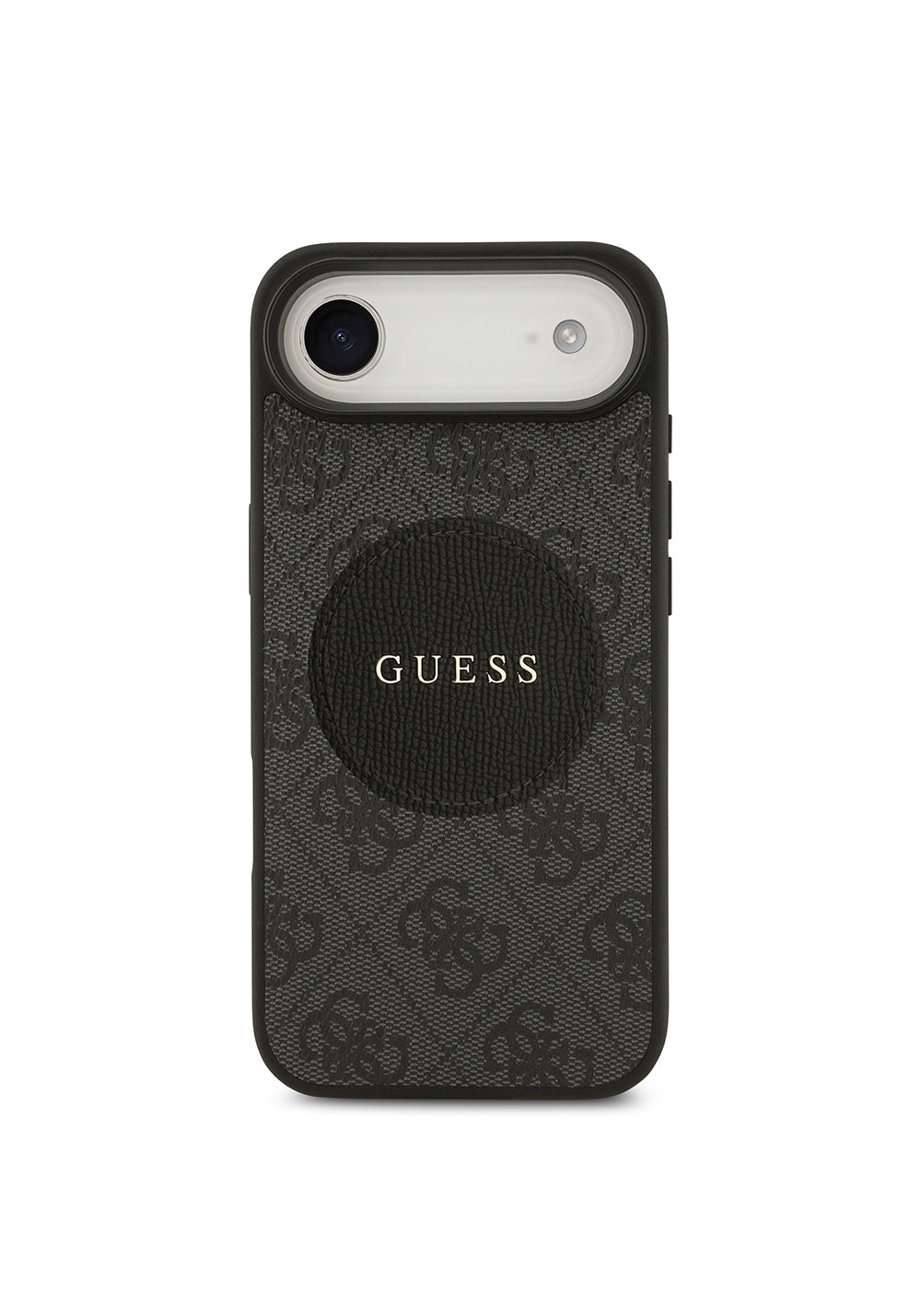 Apple iPhone 17 Air Kılıf Guess Orijinal Lisanslı Manyetik Şarj Uyumlu Yazı Logolu Circle Classic Kapak