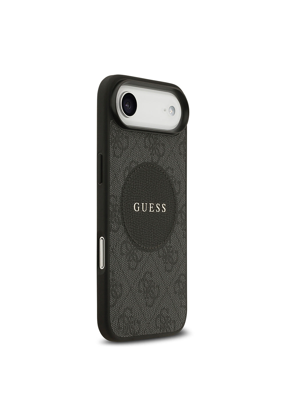 Apple iPhone 17 Air Kılıf Guess Orijinal Lisanslı Manyetik Şarj Uyumlu Yazı Logolu Circle Classic Kapak