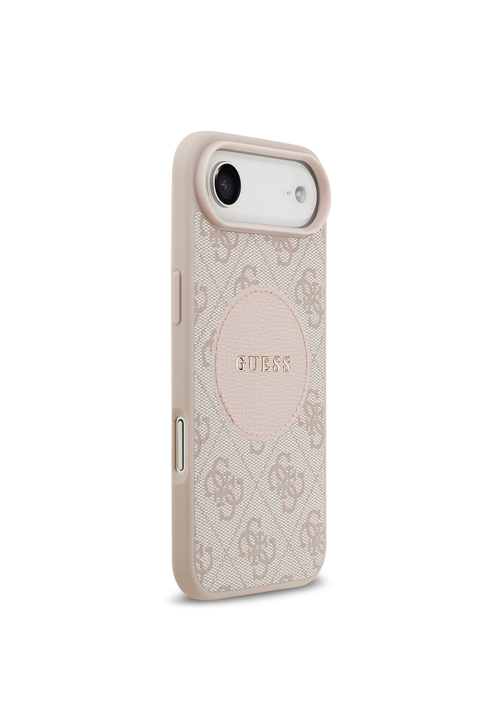 Apple iPhone 17 Air Kılıf Guess Orijinal Lisanslı Manyetik Şarj Uyumlu Yazı Logolu Circle Classic Kapak