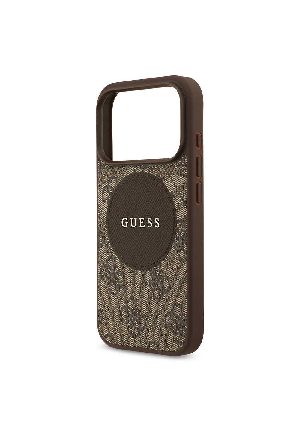 Apple iPhone 17 Pro Kılıf Guess Orijinal Lisanslı Manyetik Şarj Uyumlu Yazı Logolu Circle Classic Kapak
