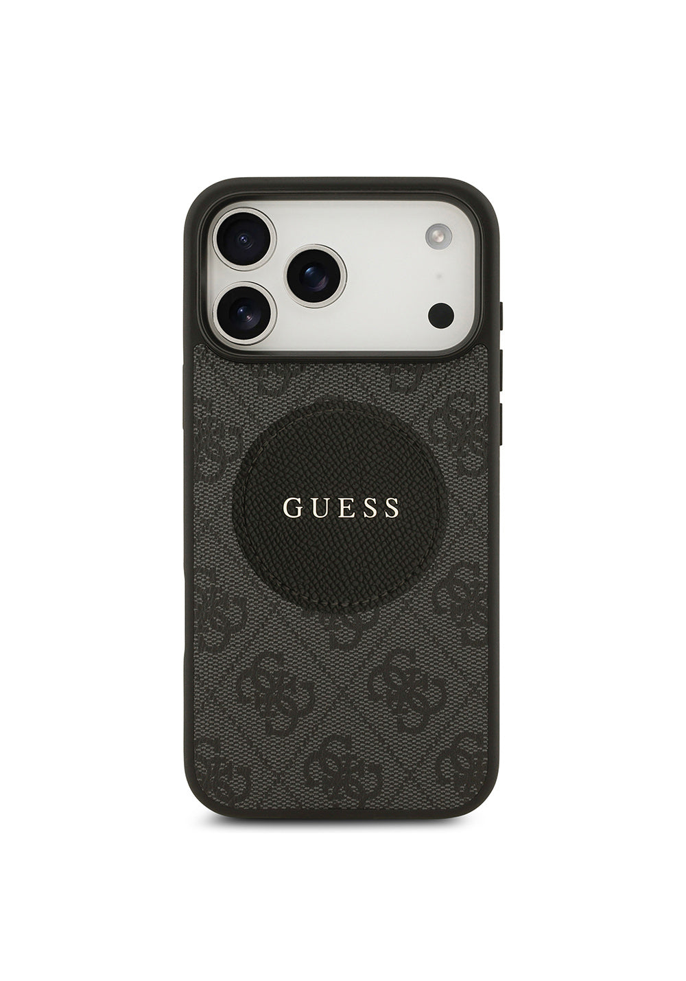 Apple iPhone 17 Pro Max Kılıf Guess Orijinal Lisanslı Manyetik Şarj Uyumlu Yazı Logolu Circle Classic Kapak
