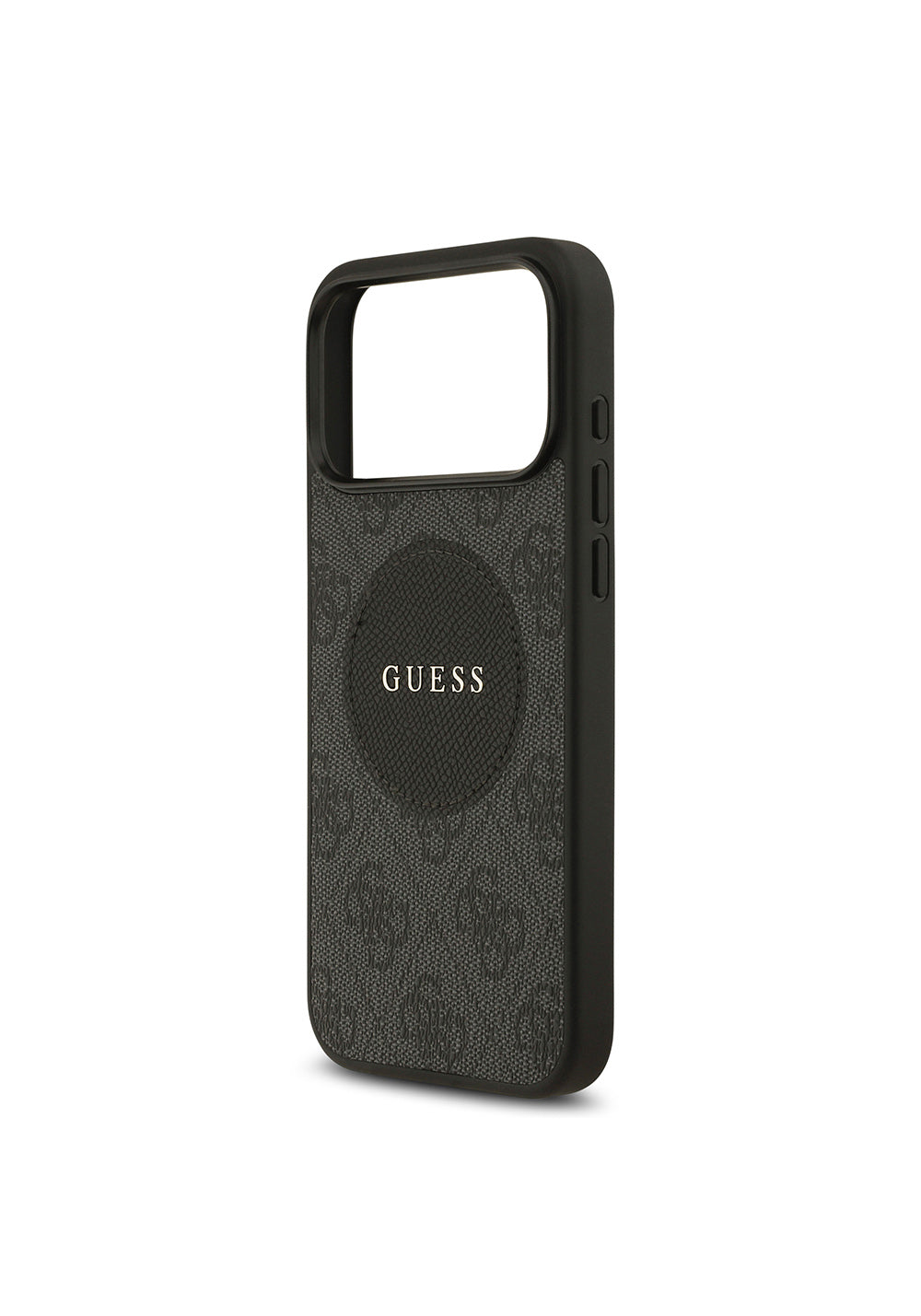 Apple iPhone 17 Pro Max Kılıf Guess Orijinal Lisanslı Manyetik Şarj Uyumlu Yazı Logolu Circle Classic Kapak