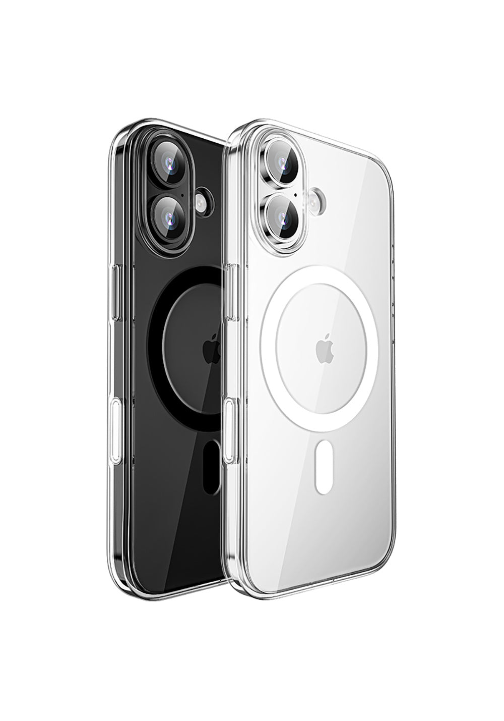 Apple iPhone 17 Kılıf Manyetik Şarj Uyumlu Transparan Sert PC Wlons Pita Kapak