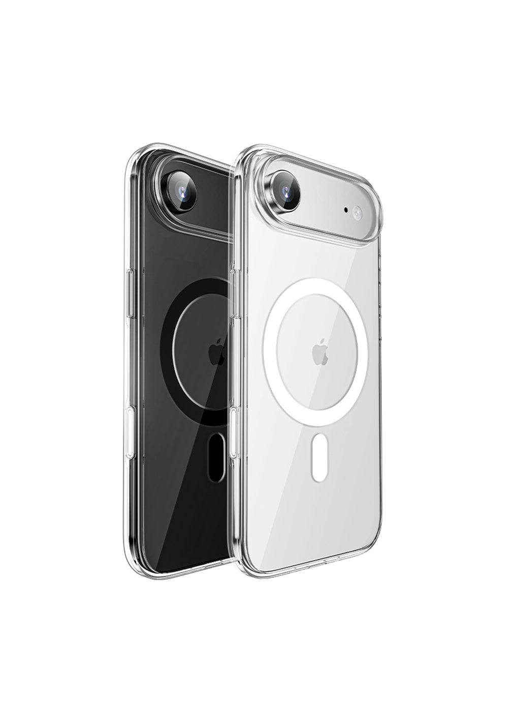 Apple iPhone 17 Air Kılıf Manyetik Şarj Uyumlu Transparan Sert PC Wlons Pita Kapak