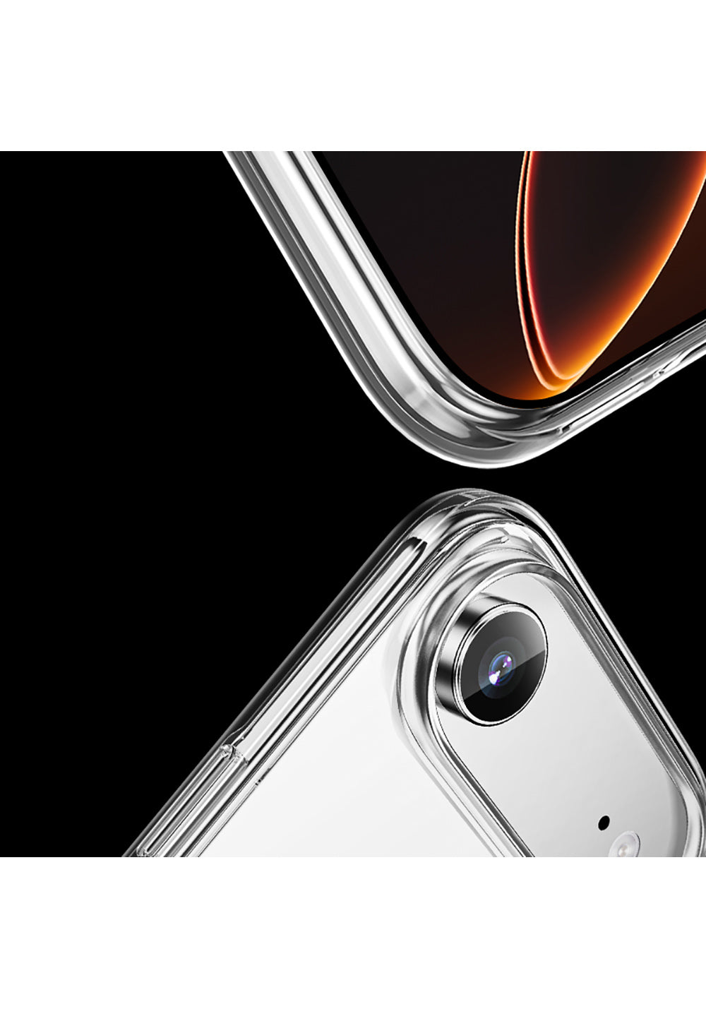 Apple iPhone 17 Air Kılıf Manyetik Şarj Uyumlu Transparan Sert PC Wlons Pita Kapak