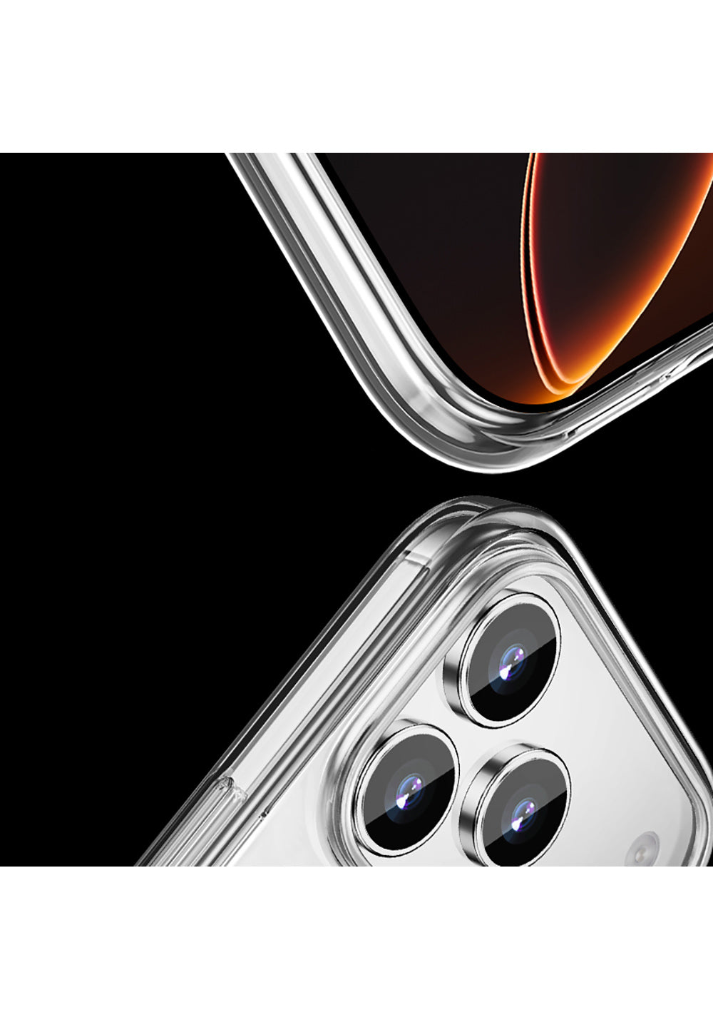 Apple iPhone 17 Pro Max Kılıf Manyetik Şarj Uyumlu Transparan Sert PC Wlons Pita Kapak