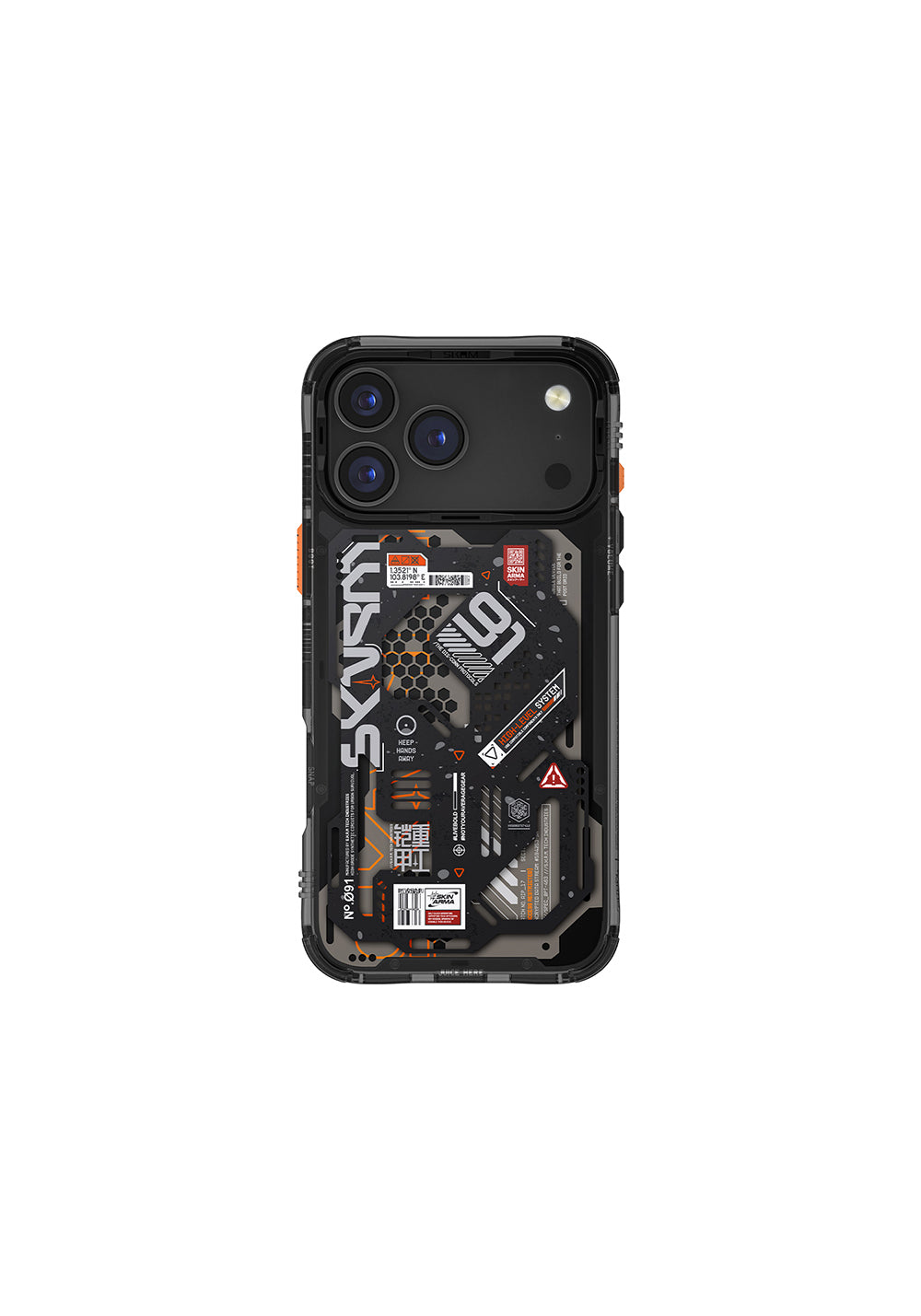Apple iPhone 17 Pro Max Kılıf Desenli Airbag Tasarımlı Skinarma Spectra Kapak