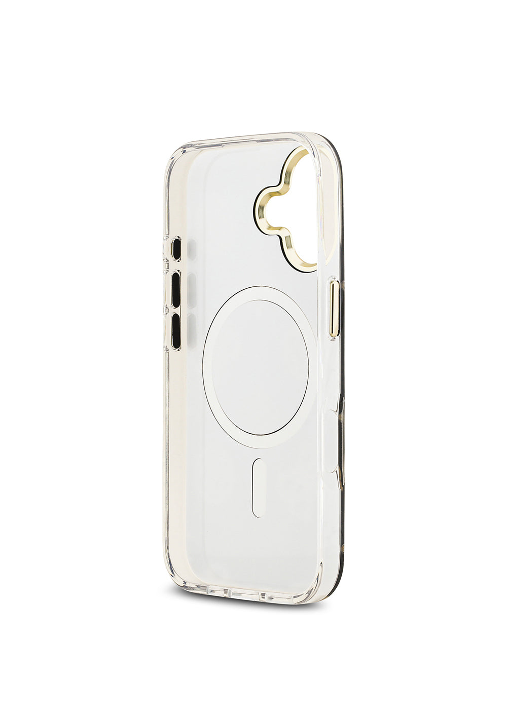 Apple iPhone 17 Kılıf Guess Orijinal Lisanslı Metal Kamera Çerçeveli Simli Aynalı Kapak