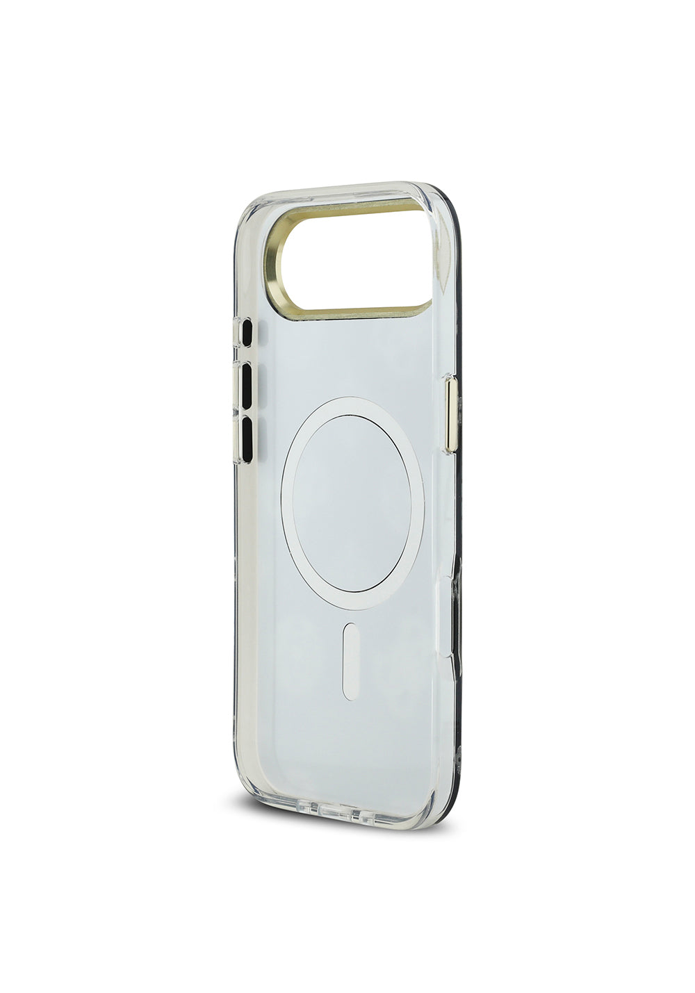 Apple iPhone 17 Air Kılıf Guess Orijinal Lisanslı Metal Kamera Çerçeveli Simli Aynalı Kapak