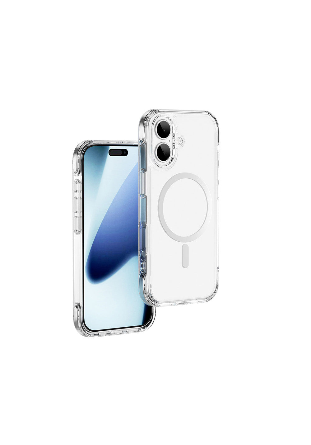 Apple iPhone 17 Kılıf Manyetik Şarj Uyumlu Wiwu MCC-702 Titanyum Pro Serisi Sert PC Kapak