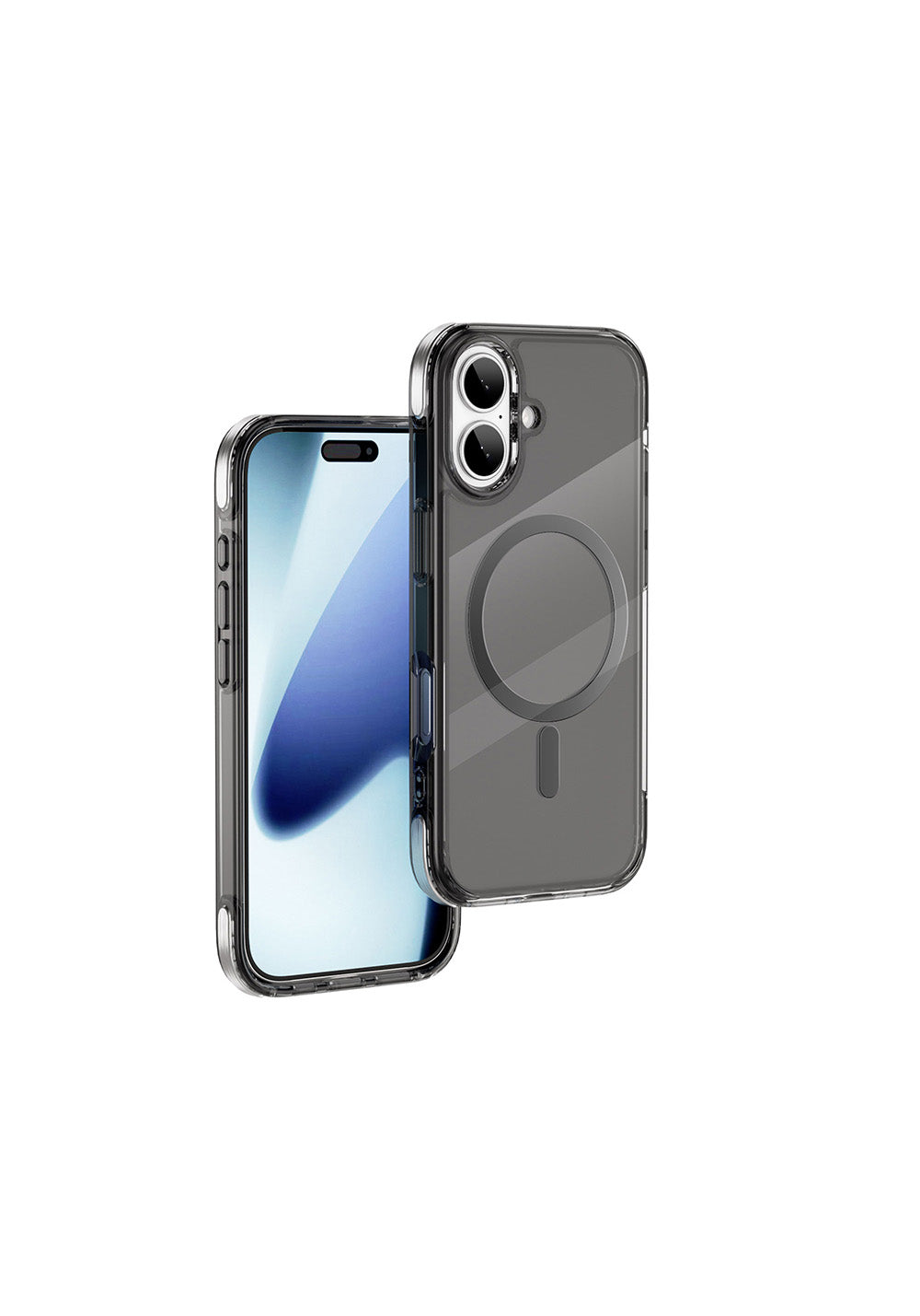 Apple iPhone 17 Kılıf Manyetik Şarj Uyumlu Wiwu MCC-702 Titanyum Pro Serisi Sert PC Kapak