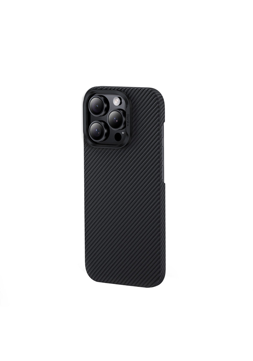 Apple iPhone 16 Pro Kılıf Benks Manyetik Şarj Uyumlu Metal Kamera Çerçeveli Magnetik ArmorAir 600D Kevlar Karbon Fiber Kapak