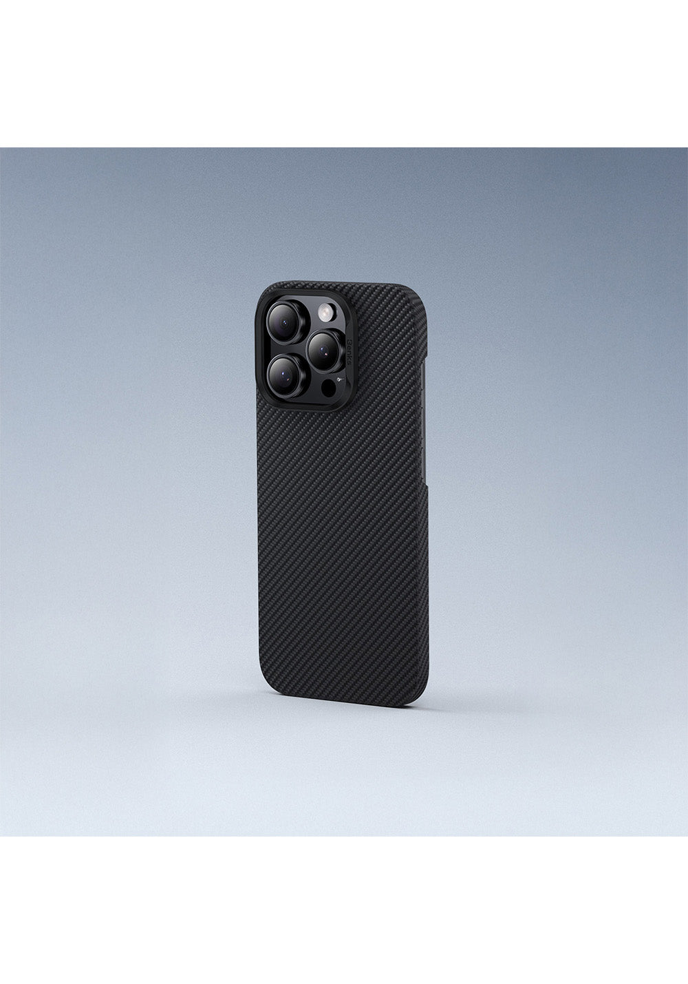 Apple iPhone 16 Pro Kılıf Benks Manyetik Şarj Uyumlu Metal Kamera Çerçeveli Magnetik ArmorAir 600D Kevlar Karbon Fiber Kapak