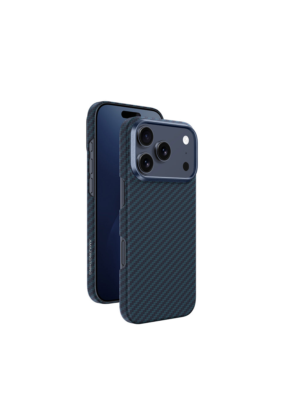 Apple iPhone 17 Pro Max Kılıf Manyetik Şarj Uyumlu 1500D Aramid Fiber Amazingthing Titan Max Serisi Kapak
