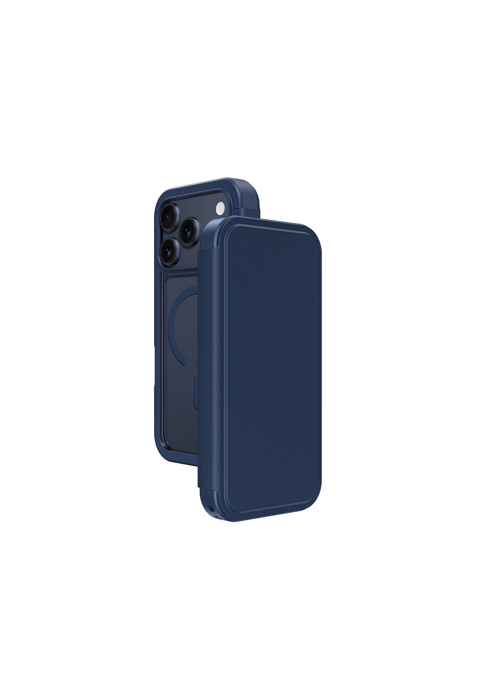 Apple iPhone 17 Pro Max PU Kartlıklı Kapaklı Amazingthing Glamour Foilo Serisi Kılıf