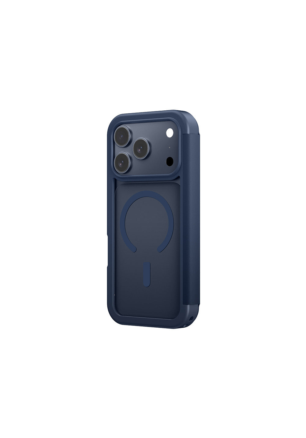 Apple iPhone 17 Pro Max PU Kartlıklı Kapaklı Amazingthing Glamour Foilo Serisi Kılıf