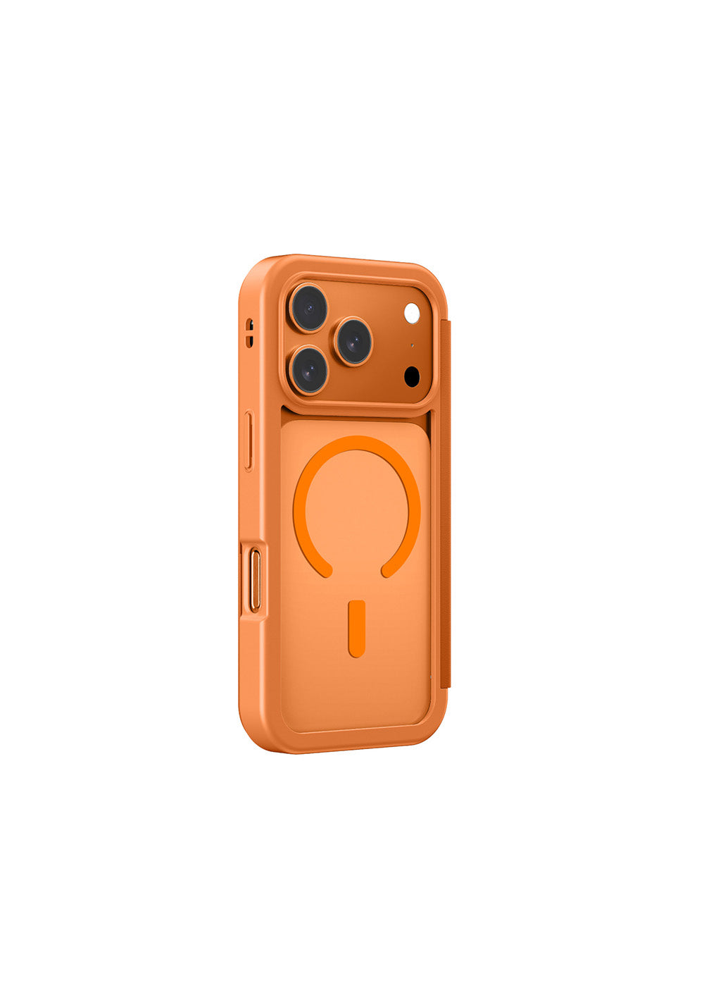 Apple iPhone 17 Pro Max PU Kartlıklı Kapaklı Amazingthing Glamour Foilo Serisi Kılıf