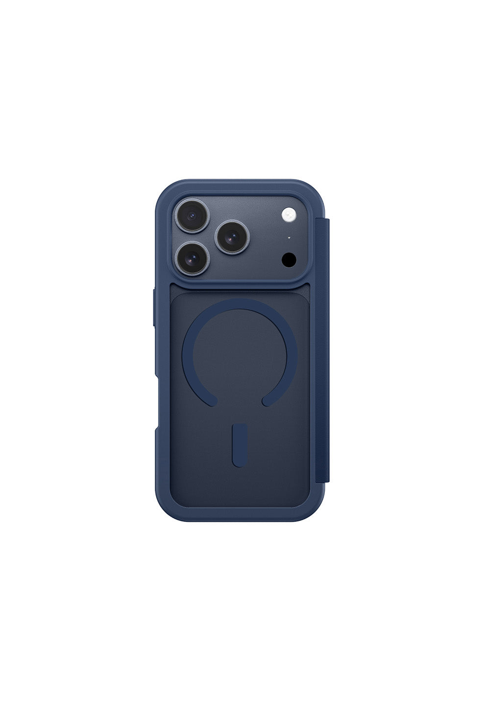 Apple iPhone 17 Pro Max PU Kartlıklı Kapaklı Amazingthing Glamour Foilo Serisi Kılıf