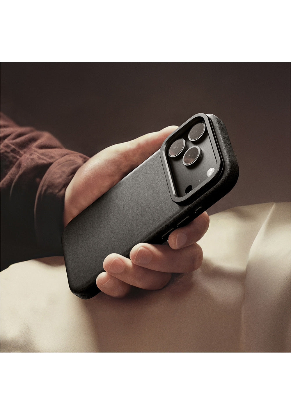 Apple iPhone 17 Pro Max Kılıf Manyetik Şarj Uyumlu Standlı Amazingthing Glamour Mag Serisi PU Kapak