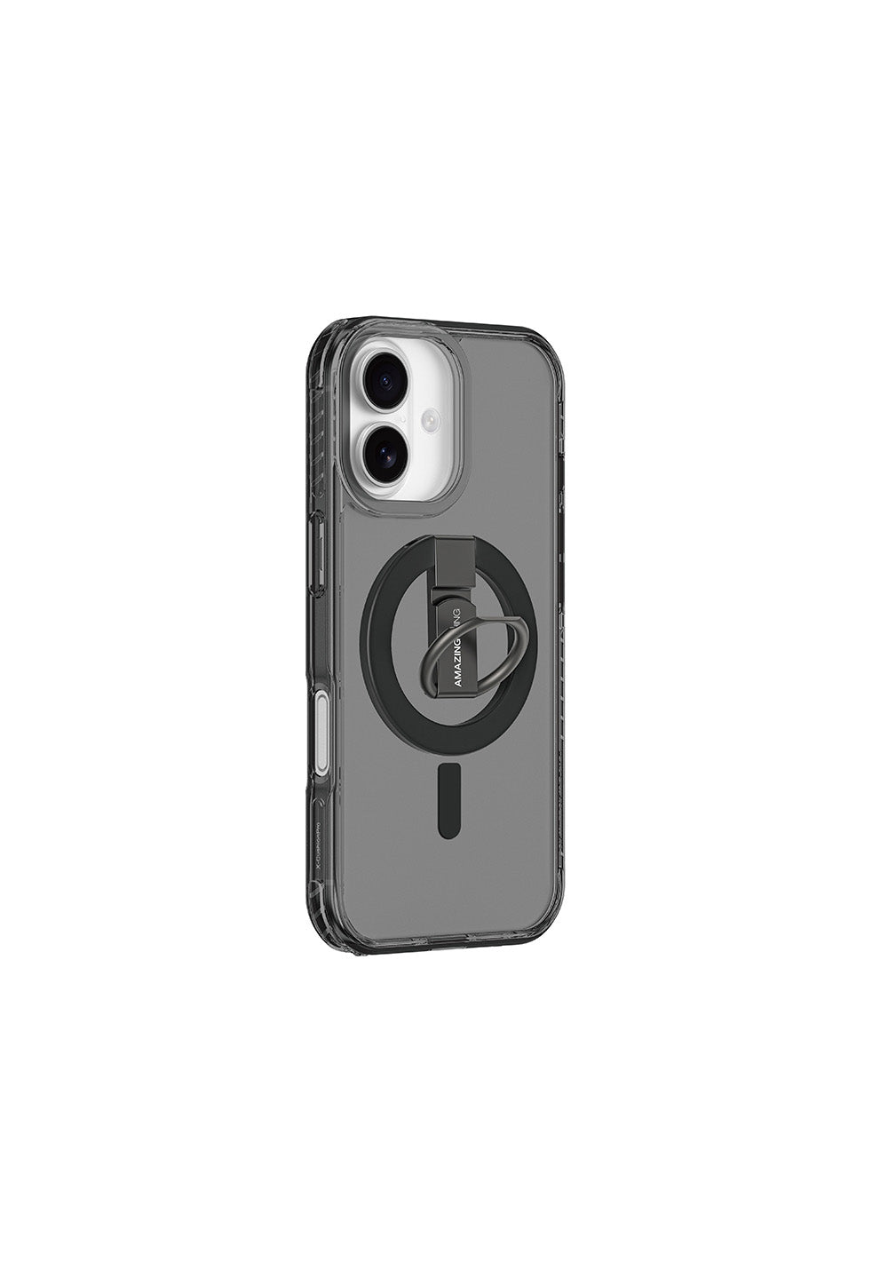 Apple iPhone 17 Kılıf Manyetik Şarj Uyumlu Yüzük Standlı Amazingthing Titan Pro Serisi Kapak